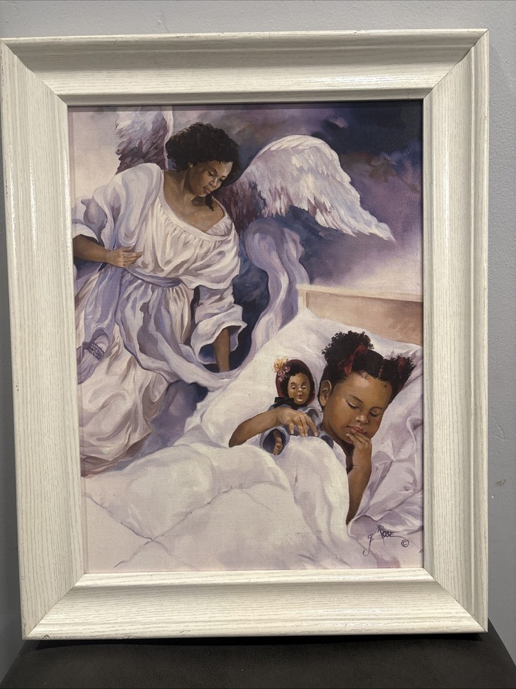 “Now I Lay Down To Sleep” G. Rose Angel Painting