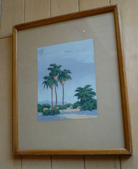 WORDEN BETHELL, LISTED EARLY CALIFORNIA CALIF SILKSCREEN DESERT PLEIN AIR PRINT