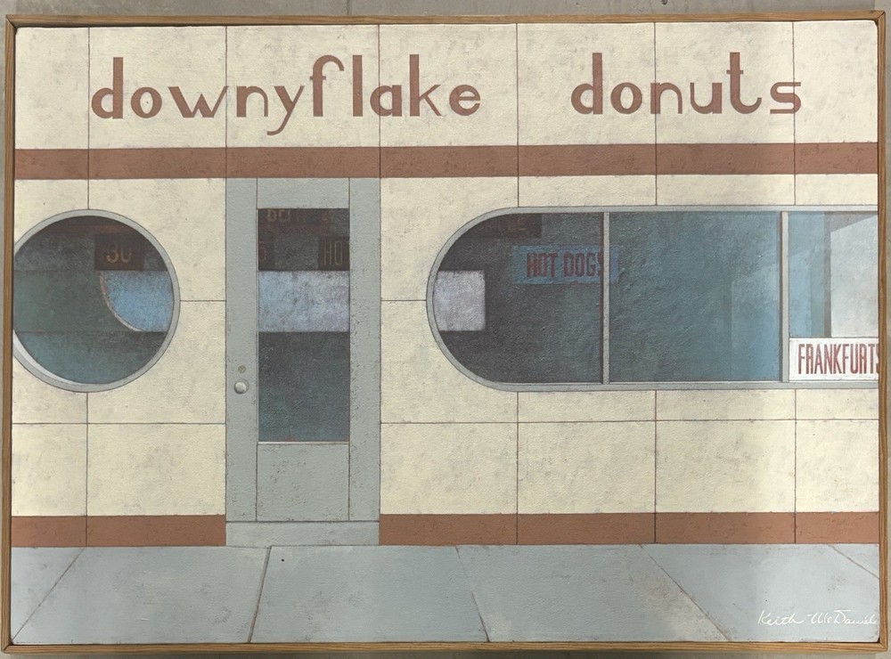 Keith McDaniel Original Oil Painting On Canvas “downyflake Donut”