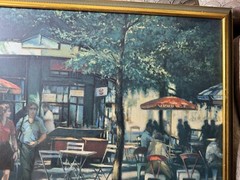 Harry E Buckley 02 „Parisian Scene XXIII“ Oil Painting – Signed And Framed