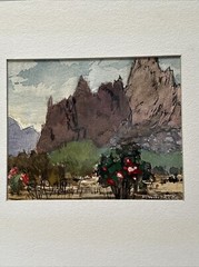 FREDERIC WHITAKER PAINTING AMERICAN LANDSCAPE IMPRESSIONISM LISTED FAMOUS SMALL