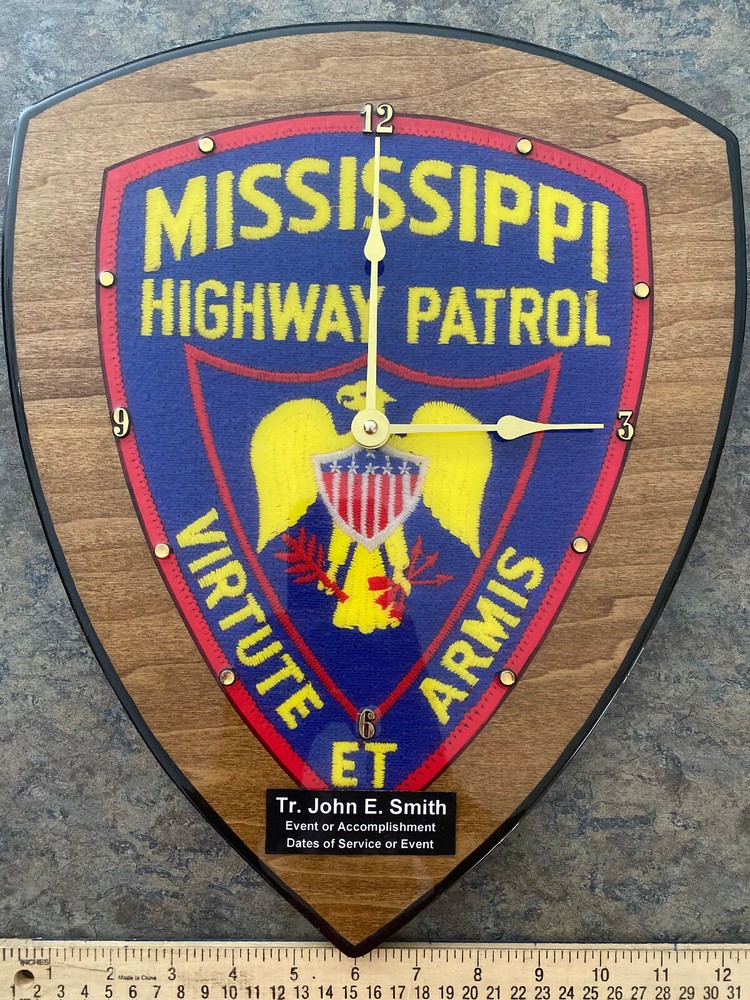 Mississippi Highway Patrol Clock