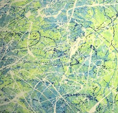 Jackson Pollock Style Giant Canvas Painting 81”X62” (6 Foot 9 inch) Abstract