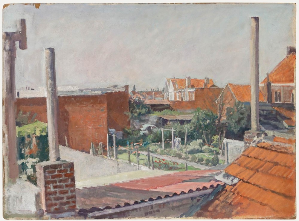 George Weissbort (1928-2013) – 20th Century Oil, Across the Roof Tops