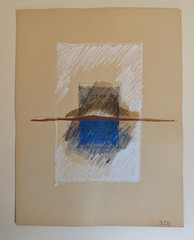 Frederic Walperswyler 1983 Abstract Composition Swiss Expressionist Landscape