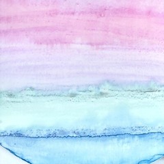 Art Original Planet of Hope Watercolor Painting Wall Art 8in Diameter on Yupo