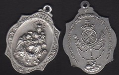 1940/50 year. VERITAS Perpetual Rosary Cooperative and Association. Aluminum.