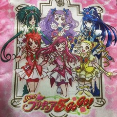 Yes! Precure 5 GoGo! Limited Lake Town Drawstring Pouch, Unused, Character Bag