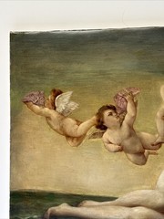 ANTIQUE PAINTING ICON ICONIC WOMAN FEMALE MODEL ANGELS Cherub Leonard Large
