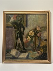 Gianni Cilfone Painting Antique Impressionist Still Life Chicago 1920’s Listed