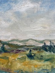 Niels Nielsen 1917-1989 Dunes Landscape Skagen Mid Century Modern Danish Art
