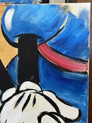 Atherton 11×14 Original Mickey & Minnie Mouse Painting Pop Art Acrylic on Canvas