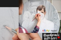 Custom Portrait From Photo Real Oil Painting On Canvas Hand Painted Family Gift