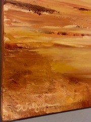 „Misty Mountains“ by E.Wolfsen-Original Painting-Gallery Wrapped-Signed-C.O.A.