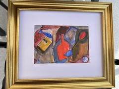 Abstract study In Mixed Media 10”x 12” Listed DC Artist Demetro