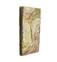 Sculptured Media Wall Art, High Relief Art, Abstract decor, 3D Art