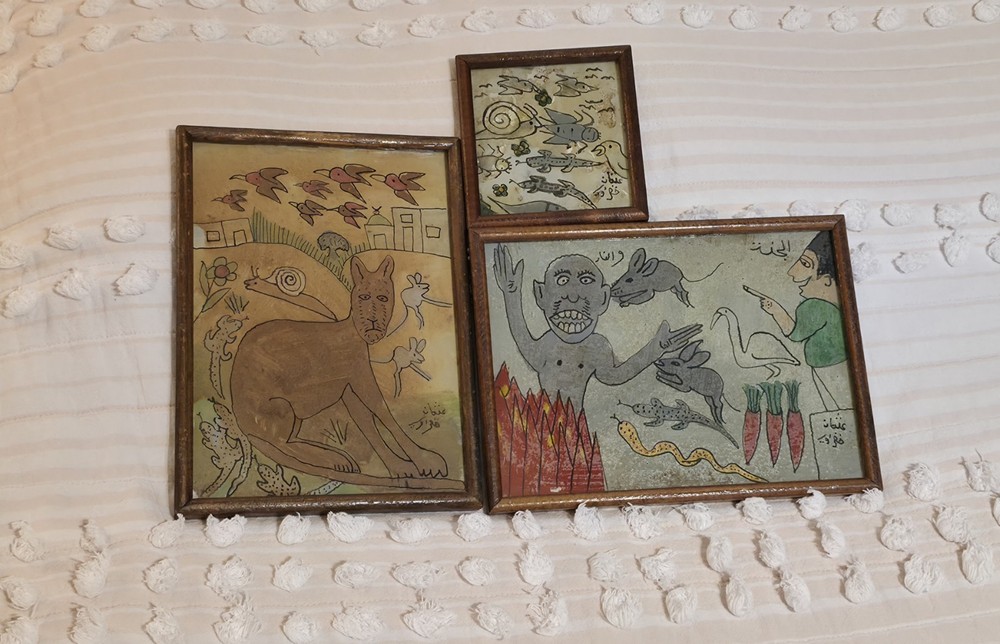 Attributed to Othman Faraj (عثمان فرج) – Original Signed Middle Eastern Folk Art