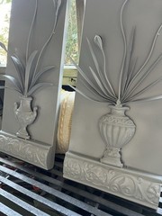 2 Art Deco Metal Wall Art