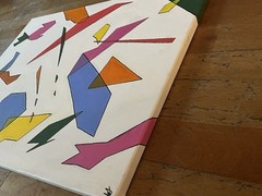 Abstract Wall Art Print On Canvas | Acrylic Paint | 45x60cm
