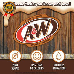 Root Beer Powder Drink Mix (12 Boxes 72 Sticks) Sugar Free & Delicious Makes 72