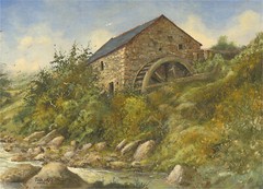 Ron Ritchie (b.1965) – c.1995 Oil, Tullyree Mill, Mourne Mountains