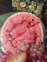 „Still Life with Fruit & Vase“ AFTER William Mason Brown Original Oil/Canvas