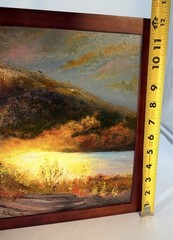Original Framed Oil Painting By Artist Kathy Fox “All The Light That Shines”