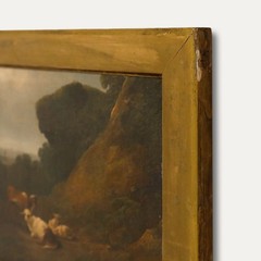 Manner of Philip de Loutherbourg (1740-1812) – Framed Oil, Cattle at Rest