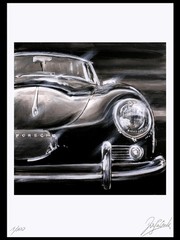 Art Graphics, Graphic, “ PORSCHE NO. 1″ picture, autographed, limited, no photo!