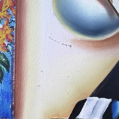 Ferjo Surrealist Original Acrylic Painting