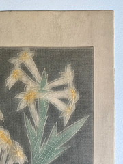Antique Signed Hazel Frazee Textured Watercolor Painting