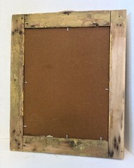 Yellow Tramp Art Framed Landscape Painting 17 x 21 inches
