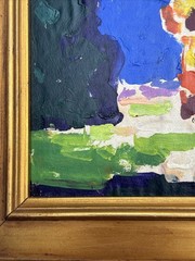 CONRAD BUFF PAINTING LANDSCAPE MODERNIST EXPRESSIONIST LISTED FAMOUS SMALL GEM