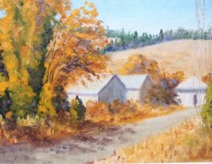 VOLCANO CALIFORNIA LANDSCAPE PAINTING CARLOTTA RITCHIE SIERRA NEVADA FOOTHILLS