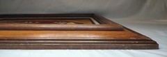 Vintage Tiger Portrait Painting SIGNED 1977 FRAMED Fiberboard