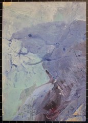 Hermann Theis Color Surfaces Abstract Modern Signed Oil Cardboard 1989