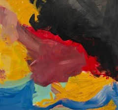 Abstract Acrylics Painting (Set of 2 Canvases)22×22 56x56cm By : Alfred Liriano