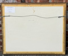 British American Artist Alan Falk W/C. New England Beach Scene. Signed. 1982