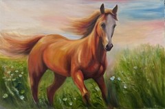 Original painting oil on canvas, 36×24 inches, Wall art Decor, Home Gift, Signed
