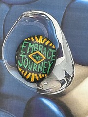 Embrace The Journey, Inspirational Stone Art, Painted Rock