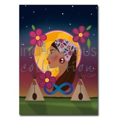 National Indigenous Day by Berry Gallery-Wrapped Canvas Giclee Art (36 x 24 in)