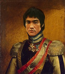 hand-painted Art Oil Painting Portrait General “Bruce Lee”