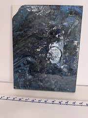Vibrant Abstract Acrylic Pour Painting – Modern Wall Art – Resin Coated