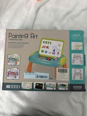 Painting Art Kids Toy Magnetic Blackboard Blue Green Orange