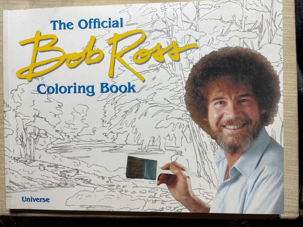 The official Bob Ross coloring book
