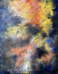 Modern Abstract Acrylic Painting – 16×20 Contemporary Art Semberecki