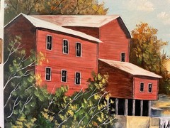 14 x 18 Original Oil Painting on Canvas….“Lynn’s Mill“