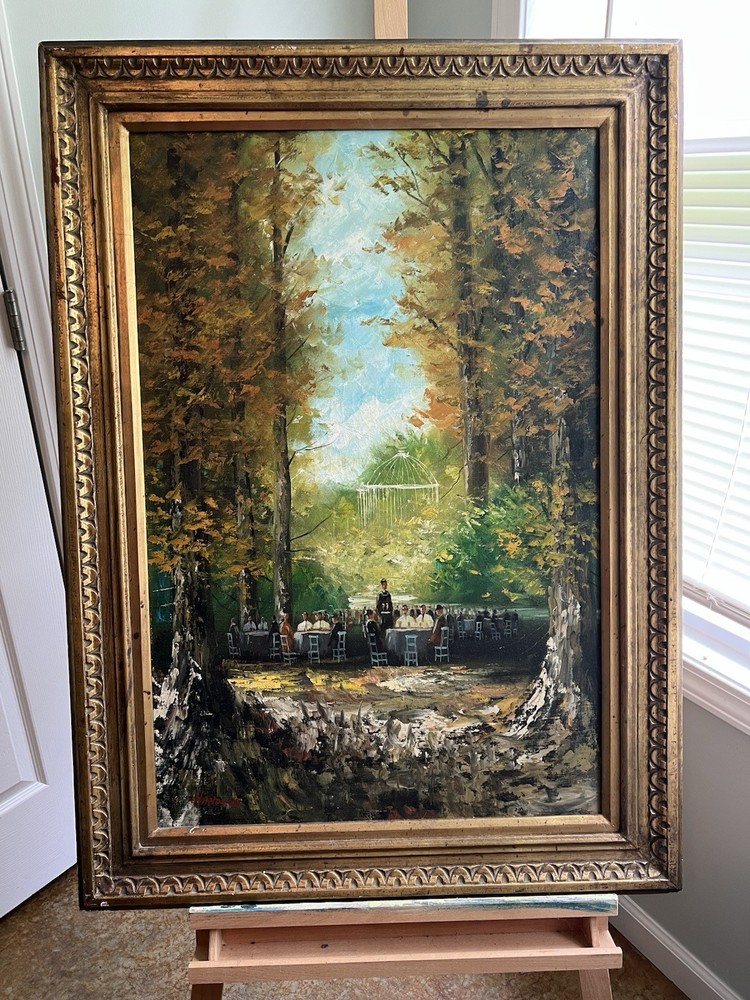 Vintage Oil by H. Hanover
