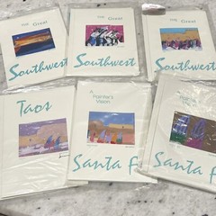 Don Romero Card Art Miniature Painting Original paintings Santa Fe Southwest Lot