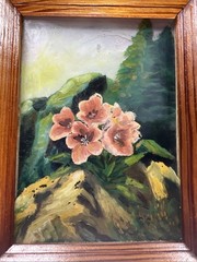 Vintage 1950’s Nuremberg, Germany Reverse Glass Small Paintings Set – Numbered
